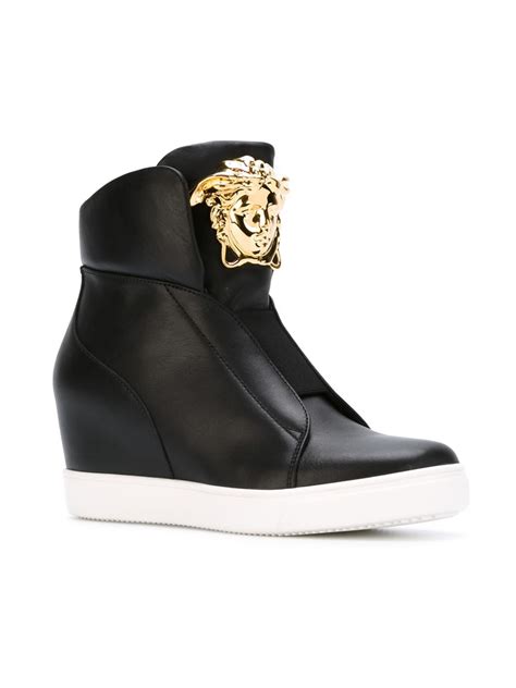 versace wedge sneakers